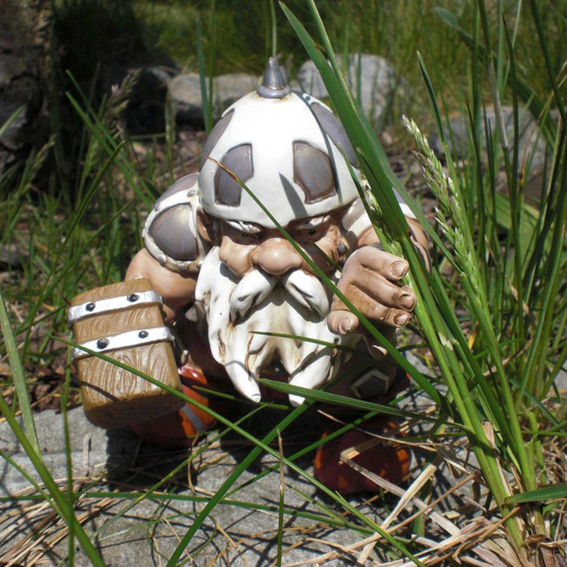 Viking Victor Norse Dwarf Gnome Statue