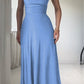 Drape Maxi Dress with Built-in Bra
