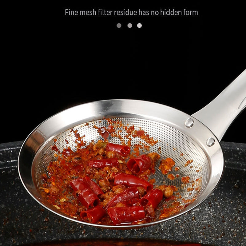 Stainless Steel Oil Colander Spoon