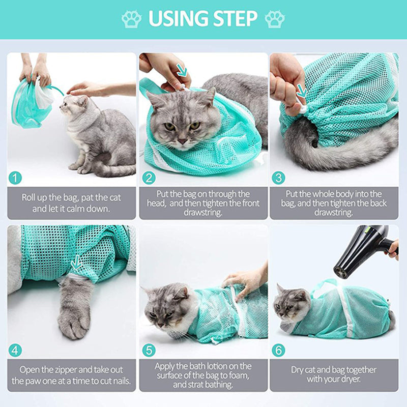 Multi-functional Pet Grooming Bath Bag