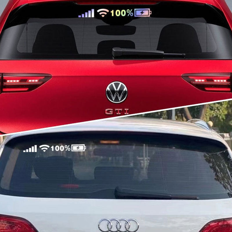 3 PCS Mobile Phone Signal Reflective Car Stickers