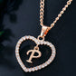 Heart A-Z Initial Letter Necklace