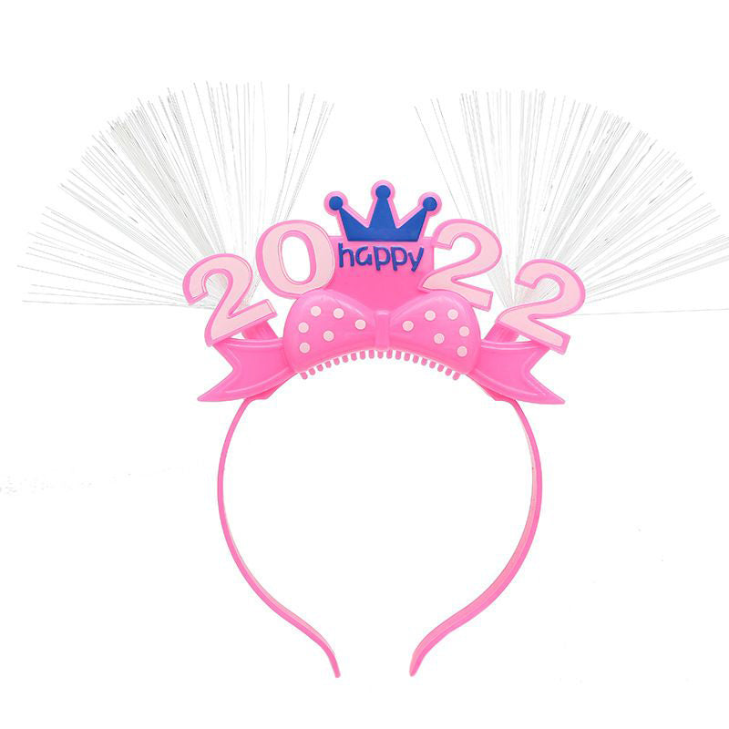 2022 LED Light Up Glasses & Crowns Headband