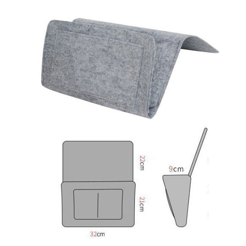 Non-Slip Felt Storage Organizer with Water Bottle Holder