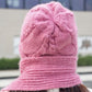 Women's Snow Cap With Hat And Scarf