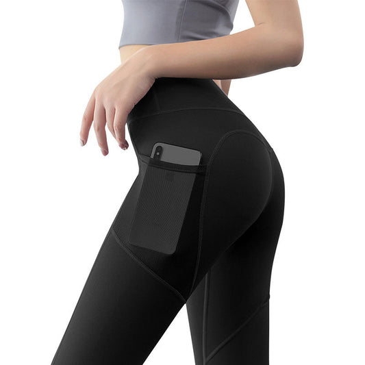 Running Leggings for Hip-lift with Pocket