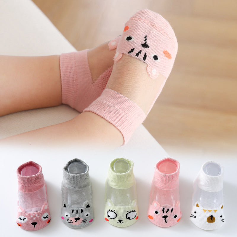 Children's Summer Thin Socks (five Pairs)