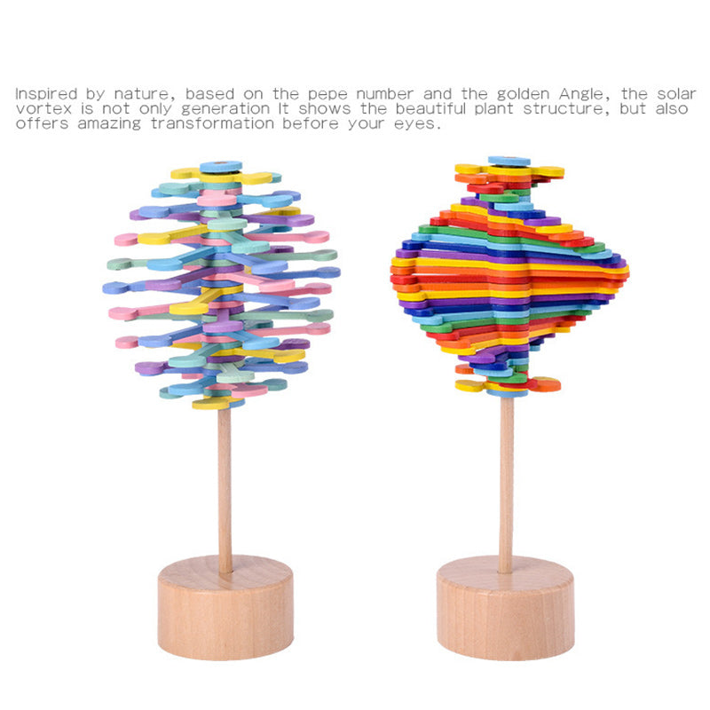 Wooden Spiral Lollipop-Stress Relif Toy