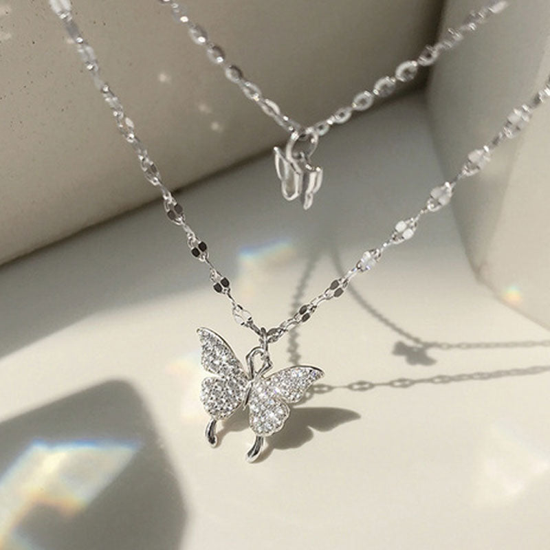 Shiny Butterfly Choker