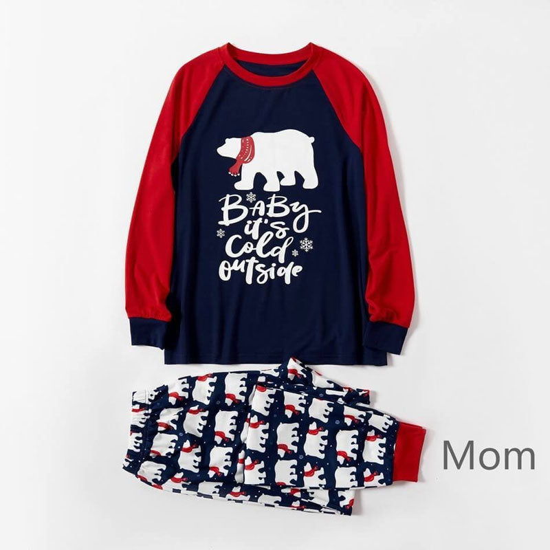 Family Holiday Pajamas - Family Matching Polar Bear Christmas Pajamas Sets