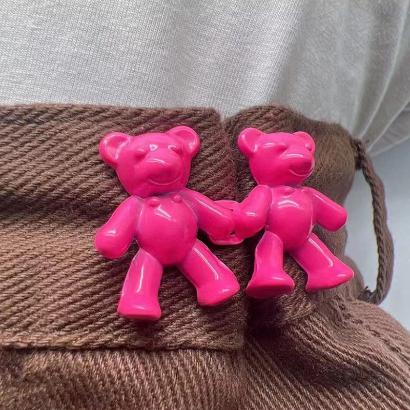 Bear Jeans Metal Waist Buckle（3 pairs）