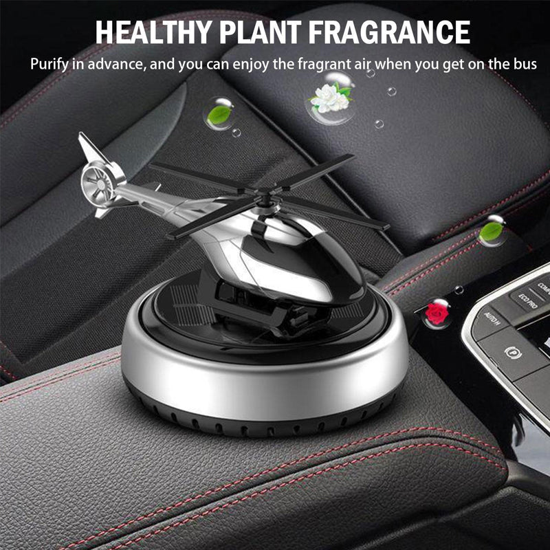 Car Solar Helicopter Aromatherapy