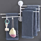 Wall Mounted Rotating Towel Rack No-Punching