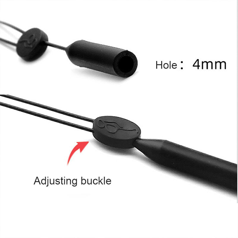 Adjustable Sports Glasses Silicone Rope