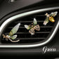 Exquisite Metal Butterfly Bee Dragonfly Car Perfume Clip