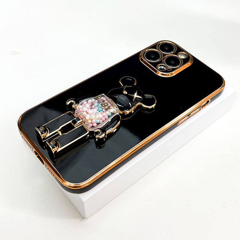 Flow Beads Bear Mobile Phone Case