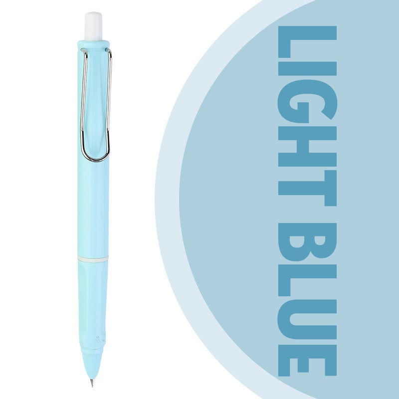 Student Pressing Pen