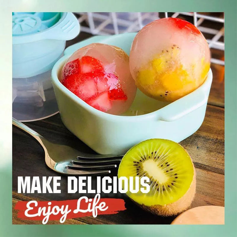 Ice Ball Mold 4-ball Ice Box❄summer Essential❄
