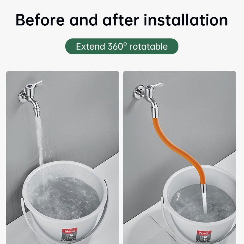 Single Cold Universal Rotary Sink Faucet