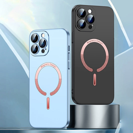 All-inclusive Magnetic Mobile Phone Case with Lens Film