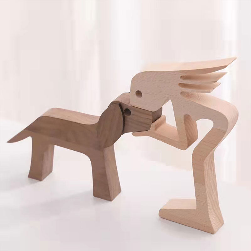 Wooden Dog Ornaments