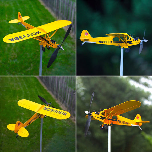 Piper J3 Cub Airplane Weathervane - Gifts for flight lovers