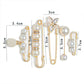 Pearl Brooch Clothing Decoration Clips