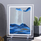 Sandscapes in Motion Round Glass 3D Deep Sea Sand Art