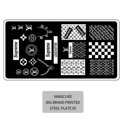 Nail Stamping Plates Set