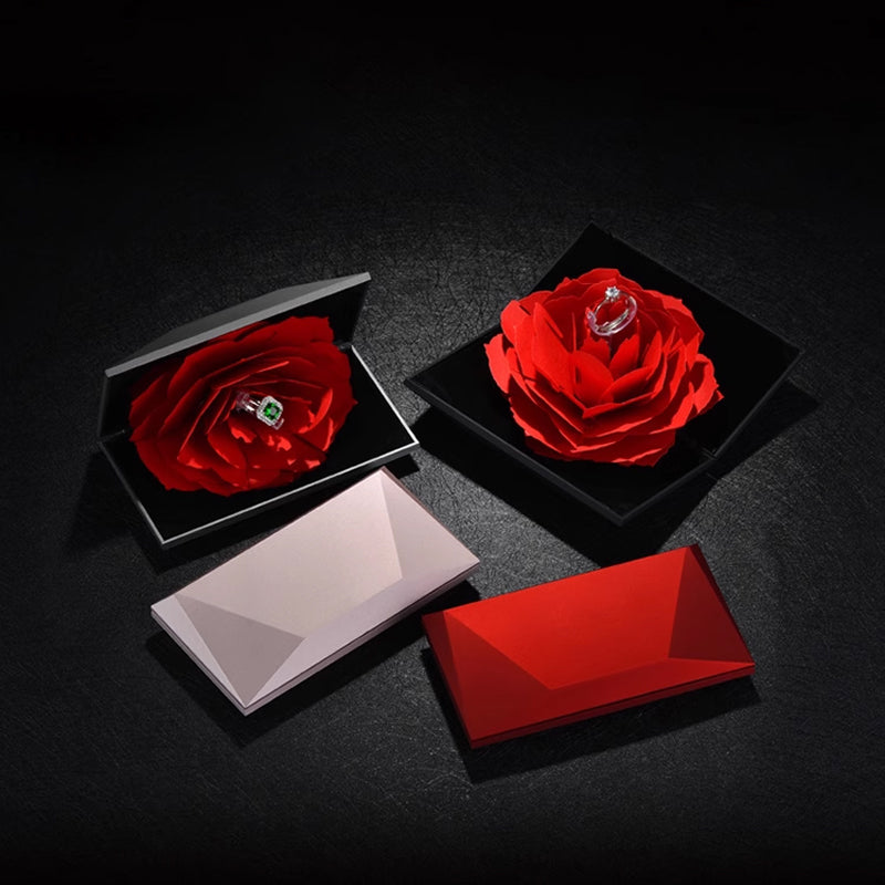 Rotating Rose Ring Box