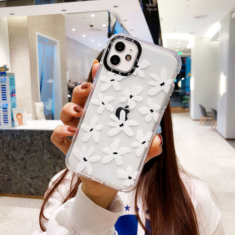 Cow Pattern Flower Pattern Phone Case