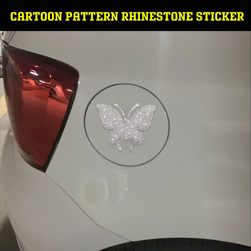 Cartoon Pattern Rhinestone Sticker