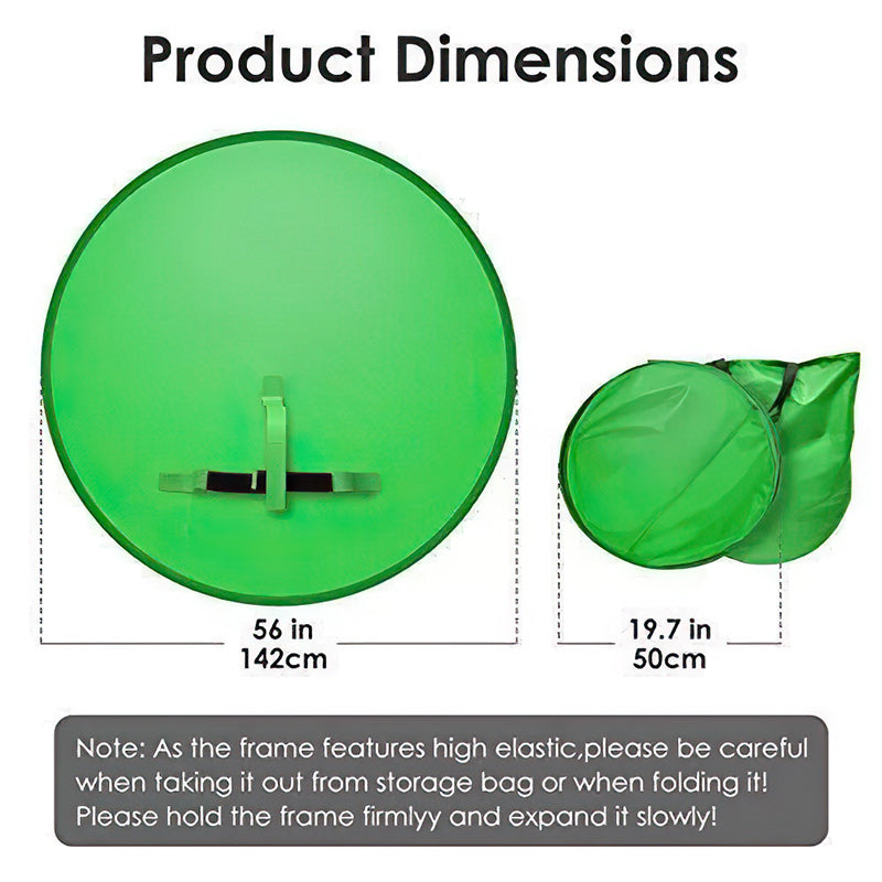 Portable Green Screen Backdrop