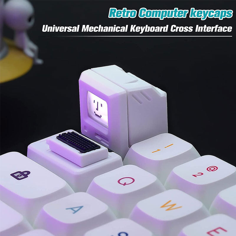 Macintosh retro personality translucent keycap