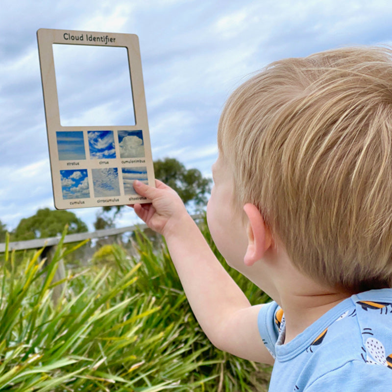 Wooden Cloud Identifier