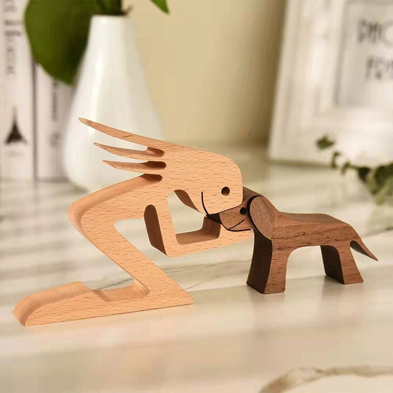 Wooden Dog Ornaments