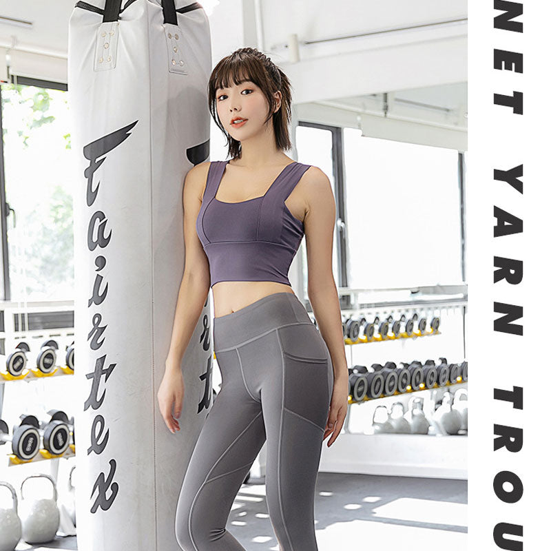 Running Leggings for Hip-lift with Pocket