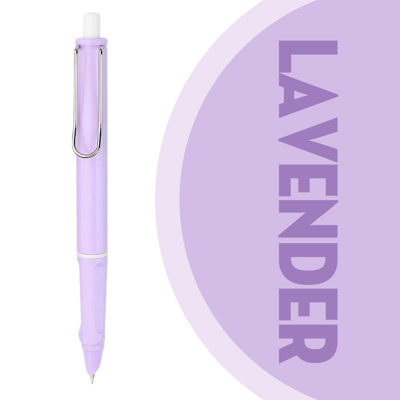 Student Pressing Pen