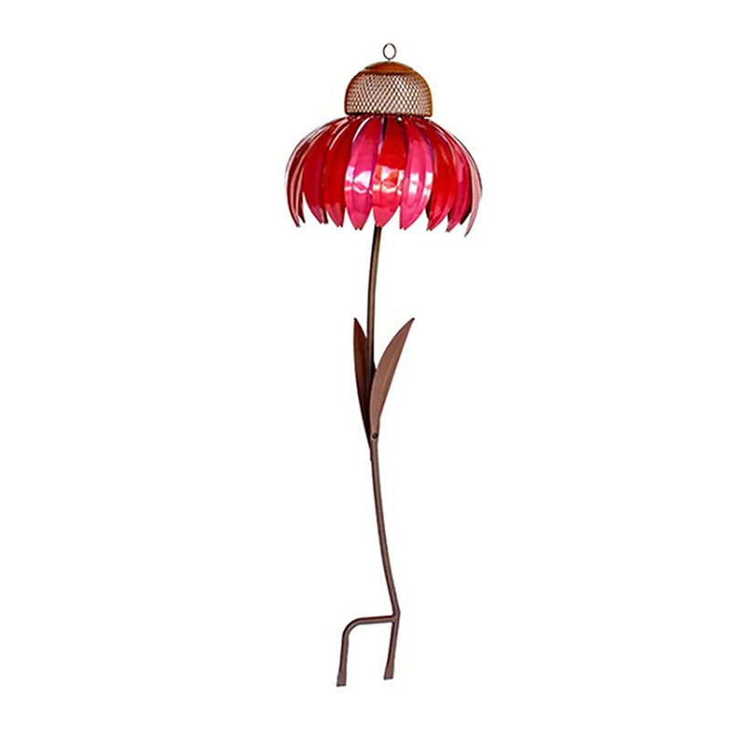 Outdoor Cone Flower Bird Feeder