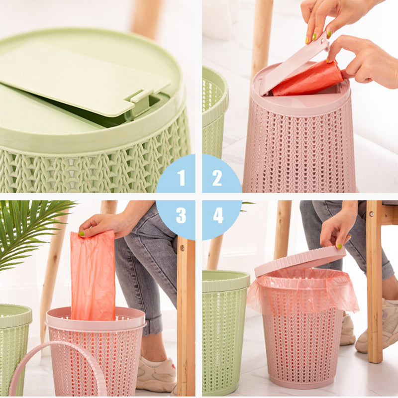 New Lidless Trash Can