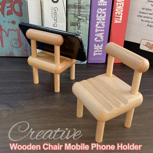 Beech Wood Phone Stand Desktop