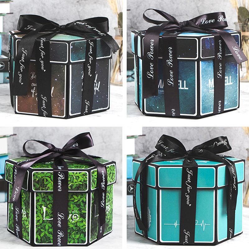 DIY Explosion Gift Box for Handmade Photo Album