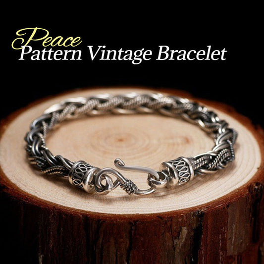 Peace Pattern Vintage Bracelet