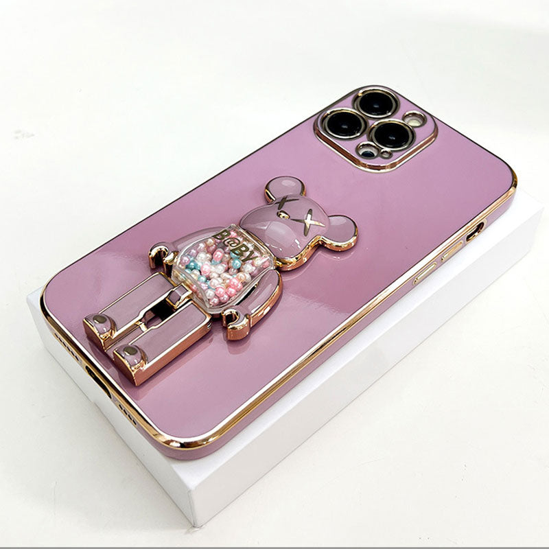 Flow Beads Bear Mobile Phone Case