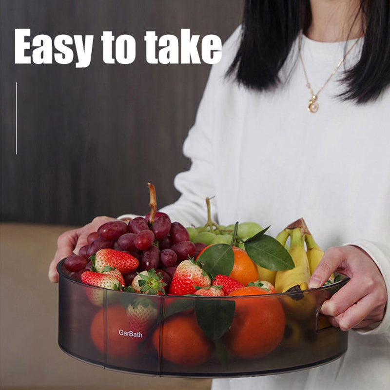 Plastic Turntable Storage Tray Kitchen