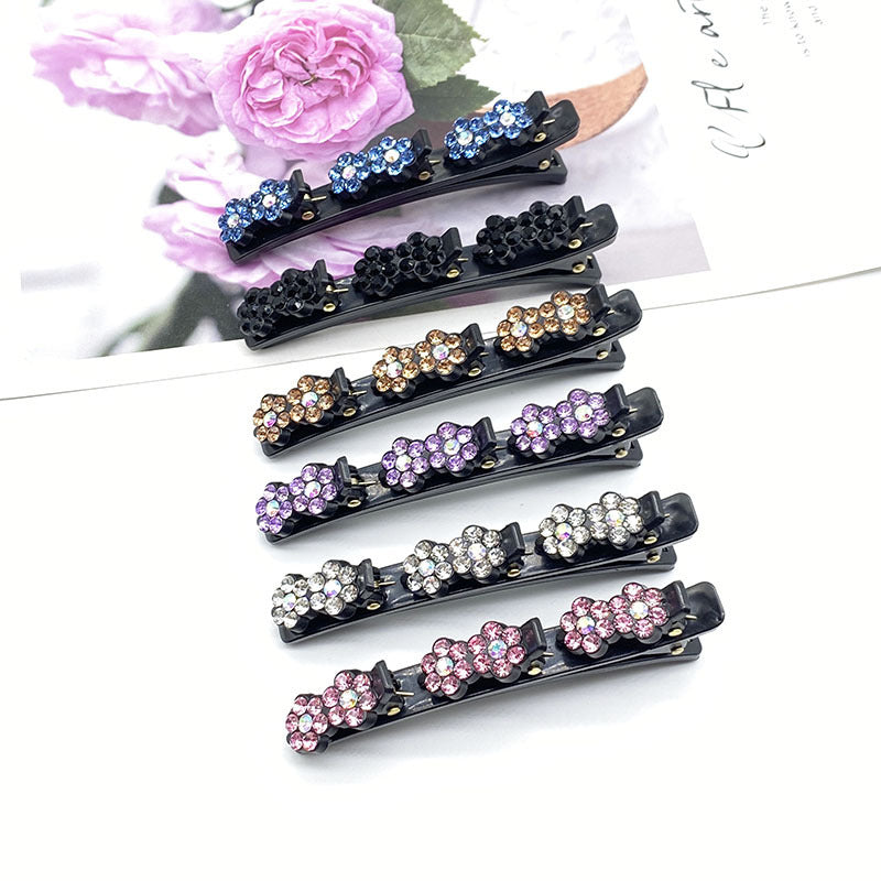 Rhinestone Forehead Hair Breaking Artifact（2 Pcs）