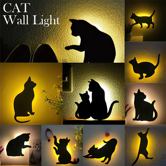 LED Night Light Sound Control-Cat