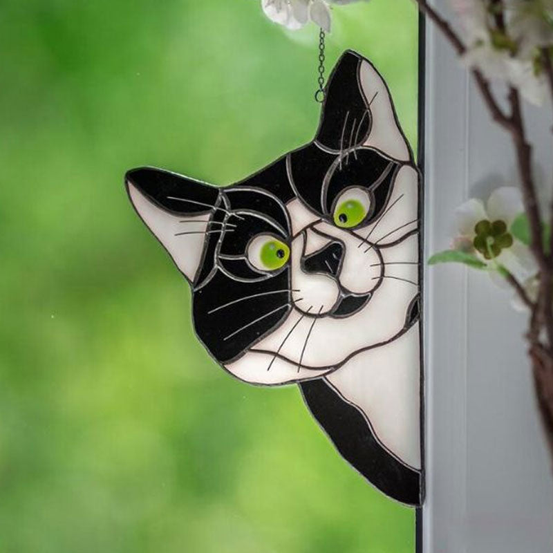 Stained Glass Cat Window Hanger?