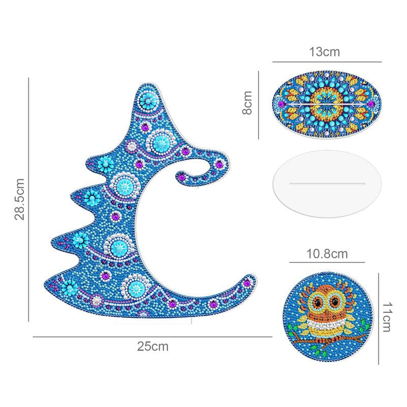 Crystal Christmas Tree Ornaments - 5D DIY Diamond Crafts