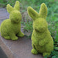 Moss Animal Statue Green Fuzzy Flocked